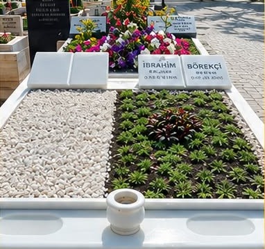 Maksimum Model - Yarısı Mozaikli Mezar Bakımı