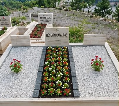 Standart Model - Yarısı Mozaikli Mezar Bakımı